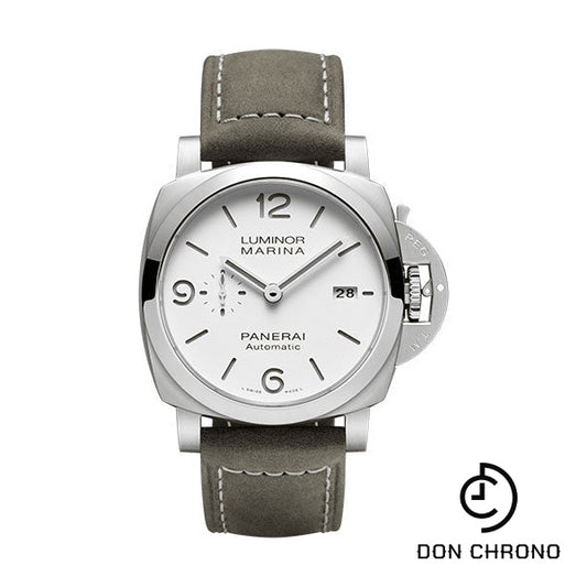 Panerai Luminor Marina - 44mm - Brushed Steel - White Dial - PAM01314