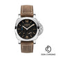 Panerai Luminor 1950 3 Days GMT Power Reserve Automatic Acciaio Watch - PAM01537
