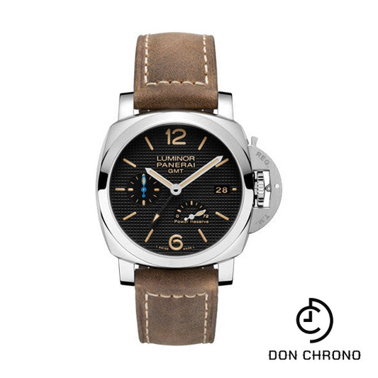 Panerai Luminor 1950 3 Days GMT Power Reserve Automatic Acciaio Watch - PAM01537