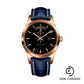 Breitling Transocean Day & Date Watch - 18k Red Gold - Black Dial - Blue Croco Strap - Folding Buckle - R4531012/BB70/732P/R20D.1