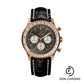 Breitling Navitimer 1 B01 Chronograph 46 Watch - Red Gold Case - Anthracite Dial - Black Croco Strap - RB0127121F1P1