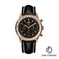 Breitling Navitimer 01 (46 mm) Watch - Red Gold - Black/Gold Dial - Black Leather Strap - Tang Buckle Limited Edition - RB0127E6/BF16/441X/R20BA.1