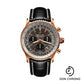Breitling Navitimer B03 Chronograph Rattrapante 45 Watch - 18K Red Gold - Anthracite Dial - Black Alligator Leather Strap - Tang Buckle - RB0311E61F1P1