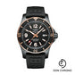 Breitling Superocean Automatic 46 Black Steel Watch - DLC-Coated Steel and 18K Red Gold - Black Dial - Black Rubber Strap - Tang Buckle - U17368221B1S1