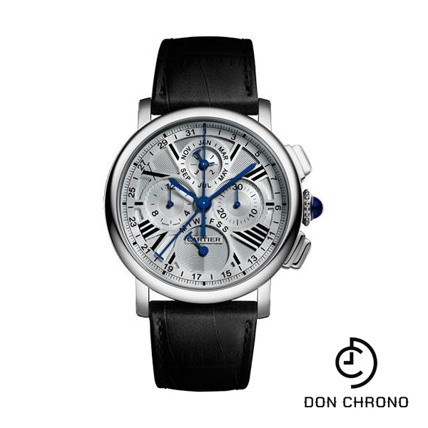 Cartier Rotonde de Cartier Perpetual Calendar Chronograph Watch - 42 mm White Gold Case - W1556226