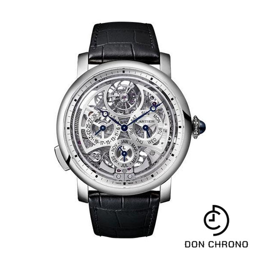 Cartier Rotonde de Cartier Grande Complication Skeleton Watch - 45 mm Platinum Case - W1556251