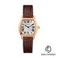 Cartier Tortue Watch - 30 mm Pink Gold Case - Brown Alligator Strap - W1556360