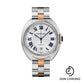 Cartier Cle De Cartier Watch - 40 mm Steel Case - Silvered Dial - Steel And Pink Gold Bracelet - W2CL0002