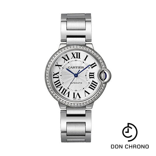 Cartier Ballon Bleu de Cartier Watch - 36 mm Steel Case - Silvered Dial - Interchangeable Bracelet - W4BB0024