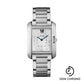 Cartier Tank Anglaise Watch - Medium Steel Case - Diamond Dial - W4TA0004