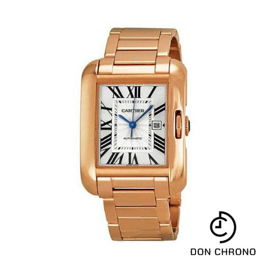 Cartier Tank Anglaise Watch - Medium Pink Gold Case - W5310003