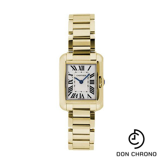 Cartier Tank Anglaise Watch - Small Yellow Gold Case - W5310014