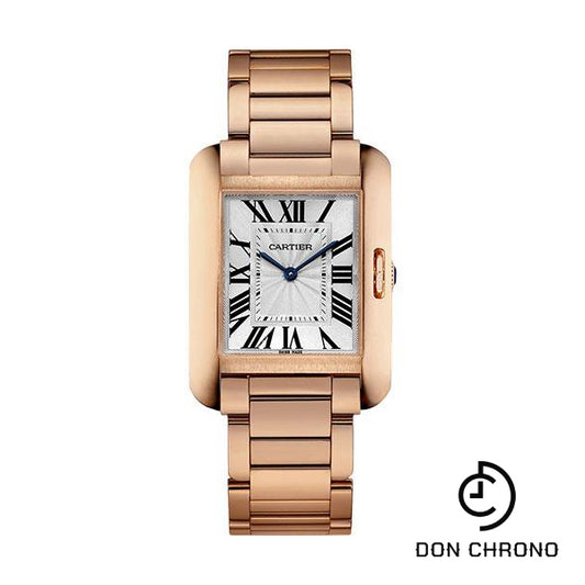 Cartier Tank Anglaise Watch - 34.7 mm Pink Gold Case - W5310041