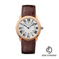 Cartier Ronde Solo De Cartier Watch - 36 mm Pink Gold Case - Brown Alligator Strap - W6701008