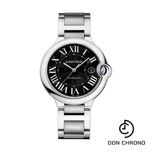 Cartier Ballon Bleu de Cartier Watch - 42 mm Steel Case - Black Dial - W6920042