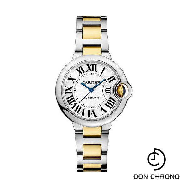 Cartier Ballon Bleu de Cartier Watch - 33 mm Steel And Yellow Gold Case - Yellow Gold And Steel Bracelet - W2BB0002