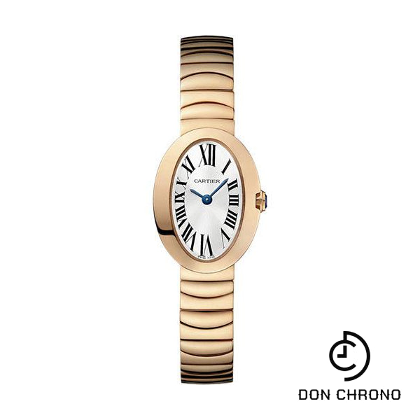 Cartier Baignoire Watch - 31.6 x 24.5 mm Pink Gold Case - Gold Bracelet - W8000015