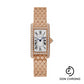 Cartier Tank Americaine Small Model Watch - 19 x 34.8 mm Pink Gold Diamond Case - WB710008