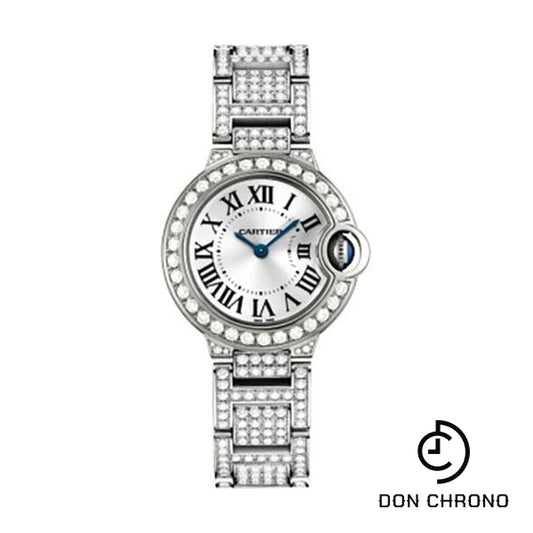 Cartier Ballon Bleu de Cartier Watch - Small White Gold Diamond Case - Diamond Bracelet - WE9003ZA