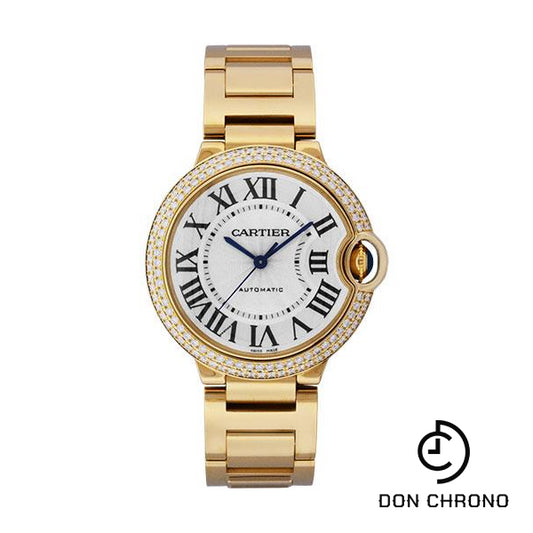 Cartier Ballon Bleu de Cartier Watch - Medium Yellow Gold Case - Diamond Bezel - WE9004Z3