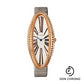 Cartier Baignoire Allongee Watch - 52 mm Pink Gold Case - Light Gray Strap - WGBA0010