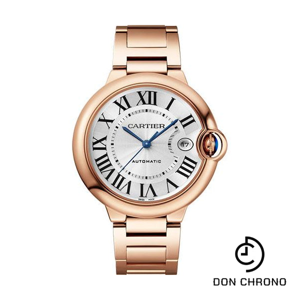 Cartier Ballon Bleu de Cartier Watch - 40 mm Rose Gold Case - Silvered Dial - Interchangeable Bracelet - WGBB0039