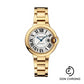 Cartier Ballon Bleu de Cartier Watch - 33 mm Yellow Gold Case - Silvered Dial - Interchangeable Bracelet - WGBB0045