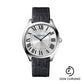 Cartier Drive de Cartier Extra Flat Watch - 38 mm White Gold Case - Silvered Dial - Grey Alligator Strap - WGNM0007