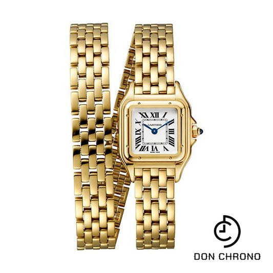 Cartier Panthere de Cartier Double Loop Watch - 22 mm Yellow Gold Case - Yellow Gold Double Loop Bracelet - WGPN0013