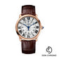 Cartier Ronde Louis Cartier Watch - 36 mm Pink Gold Case - Brown Alligator Strap - WGRN0006