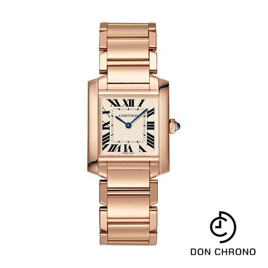 Cartier Tank Francaise Watch - 30 mm Pink Gold Case - WGTA0030