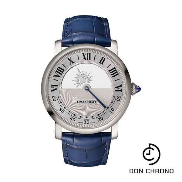 Cartier Rotonde de Cartier Mysterious Day/Night Watch - 40 mm White Gold Case - WHRO0043