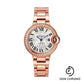 Cartier Ballon Bleu de Cartier Watch - 33 mm Pink Gold Case - Diamond Bezel - Interchangeable Bracelet - WJBB0063