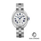 Cartier Cle De Cartier Watch - 31 mm White Gold Diamond Case - Diamond Bezel - Silver Dial - WJCL0002