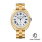 Cartier Cle de Cartier Watch - 40 mm Yellow Gold Diamond Case - Effect Dial - WJCL0010