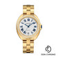 Cartier Cle de Cartier Watch - 35 mm Yellow Gold Diamond Case - Effect Dial - WJCL0023